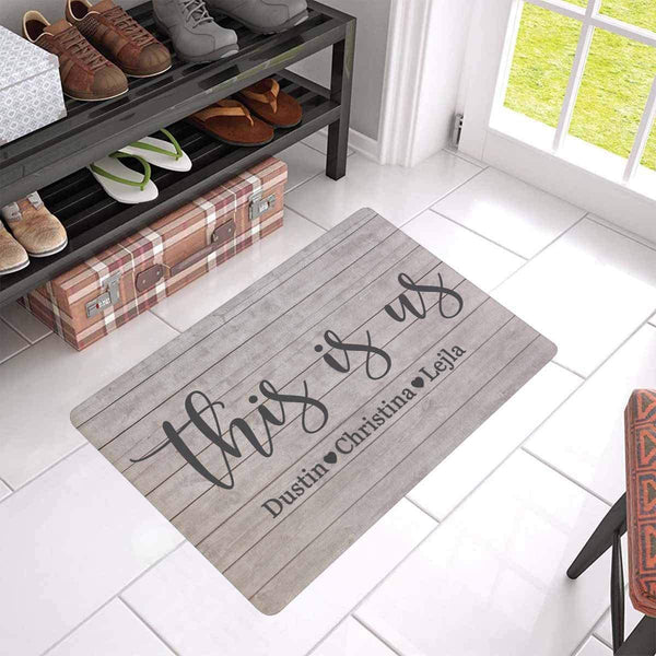 Personalized Doormat Custom Size 17x27 Inches Mat