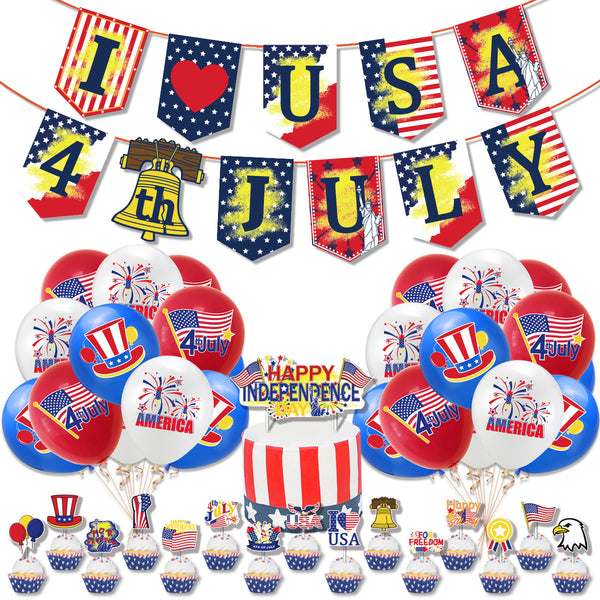 Independence Day Theme Party Decoration Supplies