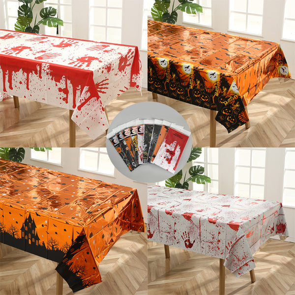 Small Size Halloween Theme Party PE Tablecloth