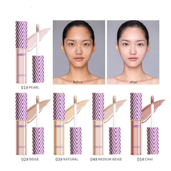 Full Cover 5 Colors Liquid Concealer Eye Dark Circles Cream Face Corrector