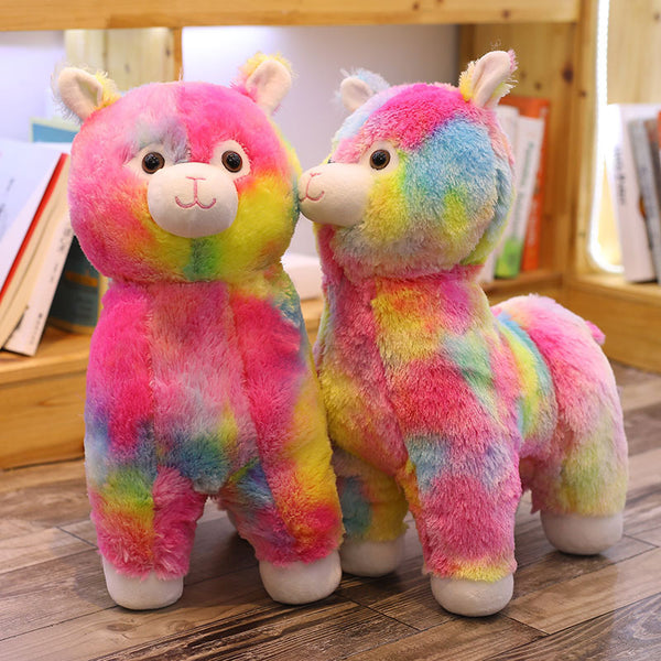 Rainbow Alpaca Soft Stuffed Plush Toy