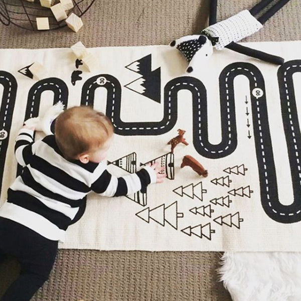 Adventure road&hopscotch crawling mat