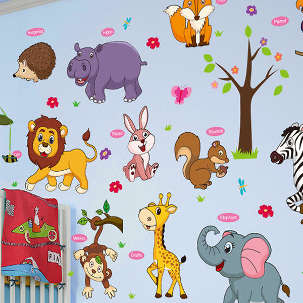 Cartoon Animal Party Decoration Fun Stickers