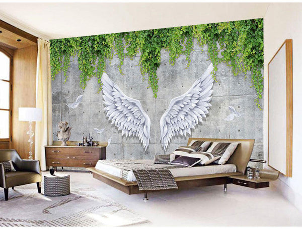 5d Mural 8d Beauty Salon Front Desk Live Room Net Red Wallpaper