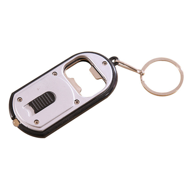 Household LED Bottle Opener Keychain Light Gifts