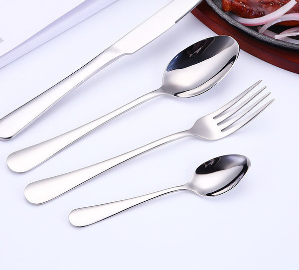 Gold-Plated Stainless Steel Cutlery Western Steak Cutlery Spoon