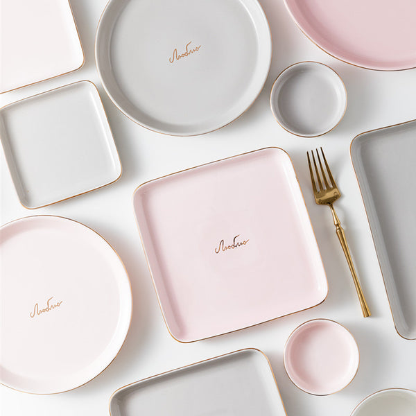 Light Luxury Ceramic Tableware Couple Tableware