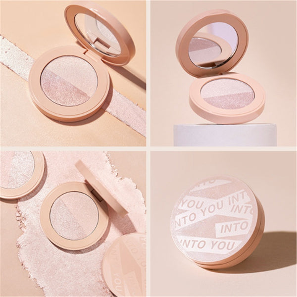 High-gloss Powder Cake Mashed Potato Mousse High-gloss Facial Contouring Three-dimensional Glitter