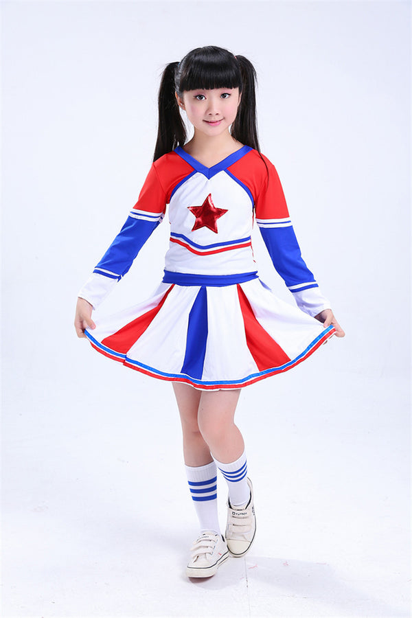 New Star Children's Day Children Cheerleading Aerobics Gymnastics Performance Clothing Cheerleading Clothing Football Baby Performance Clothing