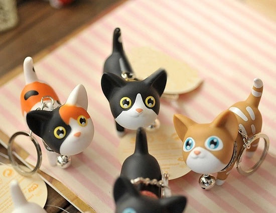 Cute Meow Doll Keyring Kate Cat Couple Keychain Kitty Keychain