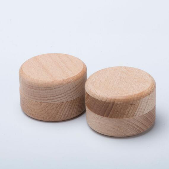 Small Wooden Box Custom Logo Log Retro Round Wooden Storage Box