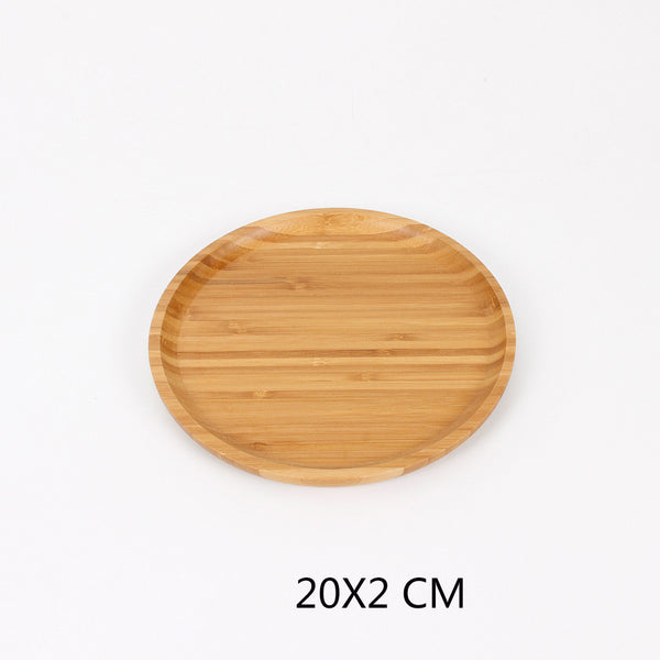 Wooden Bamboo Serving Tray Tea Cup Saucer Trays Fruit Plate Storage Pallet Plate Decoration Japanese Food Rectangular Plate