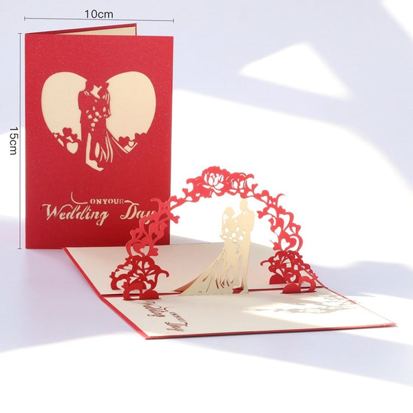 Three-dimensional Invitation Letter Invitation Wedding Card