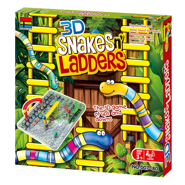 3D Chess & Snakes/Ladders Games - Fun Family Toys