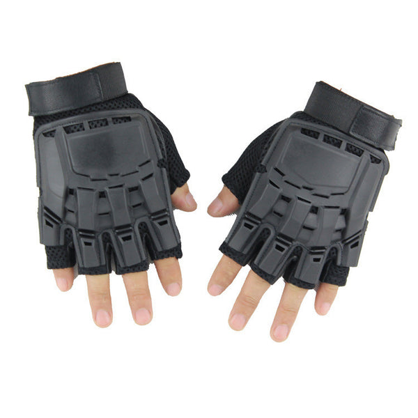 Tactical Gloves Men's Combat Paintball Training Climbing Half Finger Gloves Men Outdoor