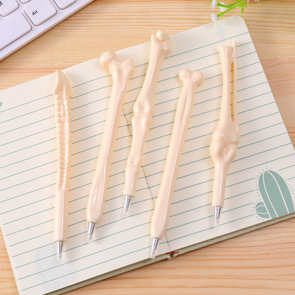 A Set Of 6 Pieces, Korean Version Of Creative New And Exotic Stationery, Student Prizes, Realistic Bone-Shaped Ballpoint Pens