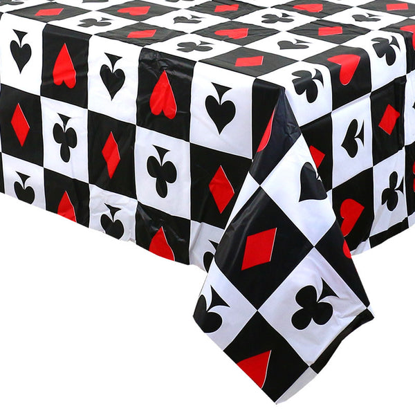 Tablecloth Playing Card Theme Party Birthday Party Supplies