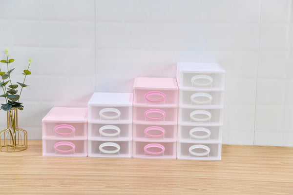 Nordic Style Transparent Multi-layer Drawer Plastic Storage Box Women Girls Bedroom Desktop Cosmetic Boxes Jewelry Organizer New