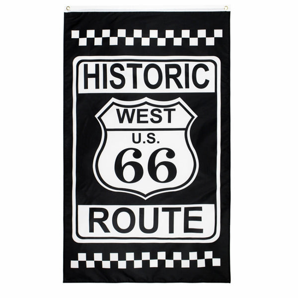 U.S. West Route 66 Sign Flag Customization Support Customized Picture