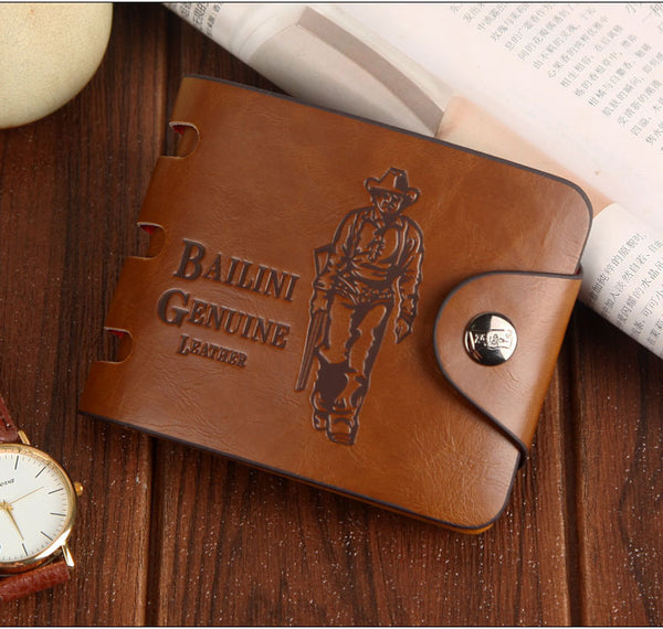 Men's Short Wallet Vintage Hunter Wallet