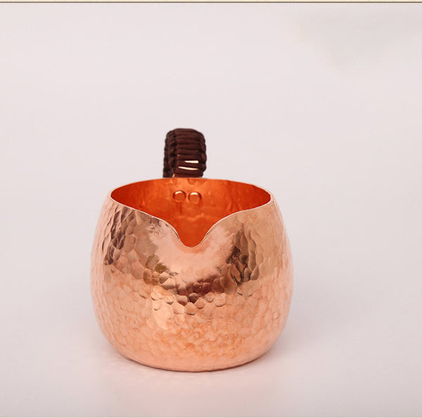 Copper Tea Divider Side Handle Anti-Scalding Kung Fu Tea Set Accessories