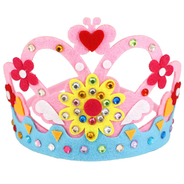 Children's Crown Non-Woven Handmade Birthday Hat