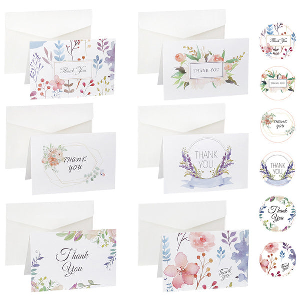 Year Amazon Thank You Card THANK YOU Greeting Card Envelope Sticker Set