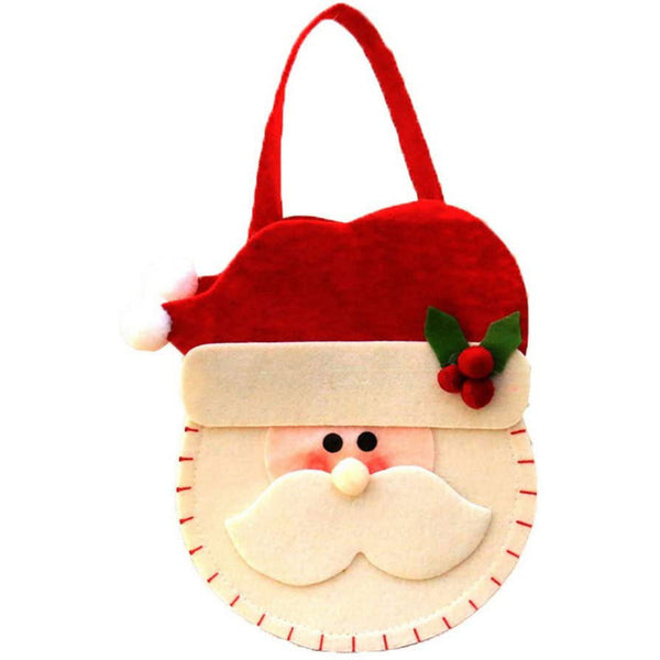 BITFLY 15x18cm Christmas Santa Claus Candy Bag Elk Snowman Candy Bag Gift For Kids New Year Festival Party Decoration Supplie