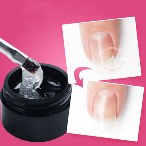 Manicure extension glue repair