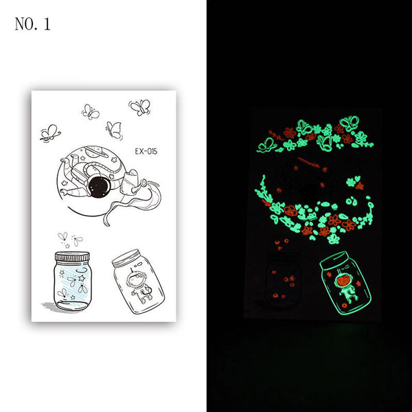 Luminous Tattoo Stickers Fashion Party Cool Stickers