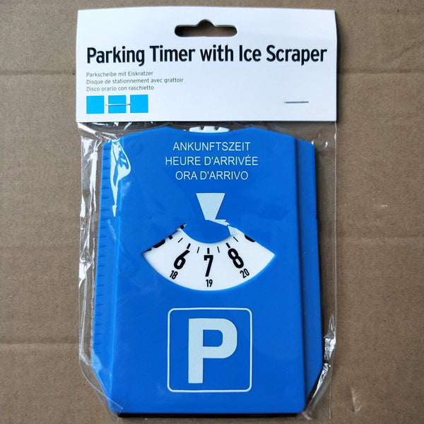 Car parking timer ice scraper 3 in 1 timer parking sign