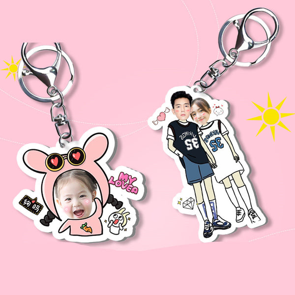 Keychain photo customization