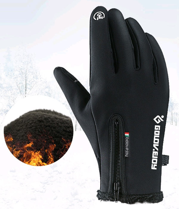 Motorcycle Gloves Moto Gloves Winter Thermal Fleece Lined Winter Water Resistant Touch Screen Non-slip Motorbike Riding Gloves