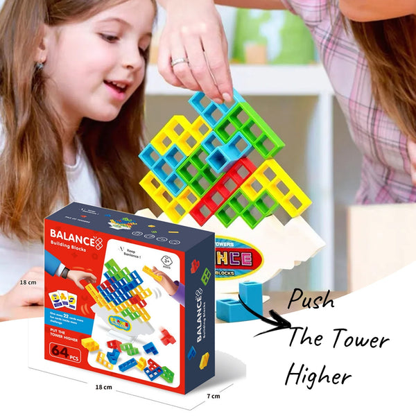 Stacking Board Games - Family Puzzle Building Blocks