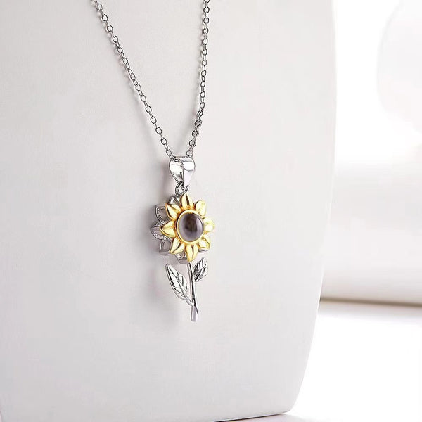 Sunflower Fashion Personality Sunflower Necklace Female