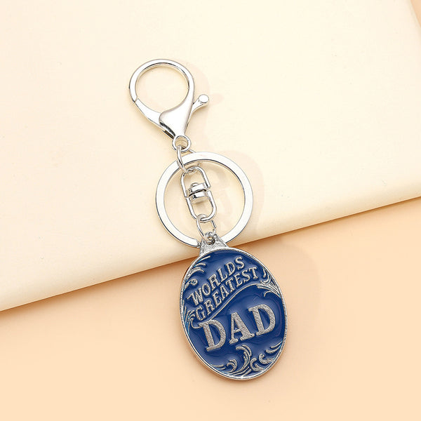 Father's Day Keychain Creative Alloy