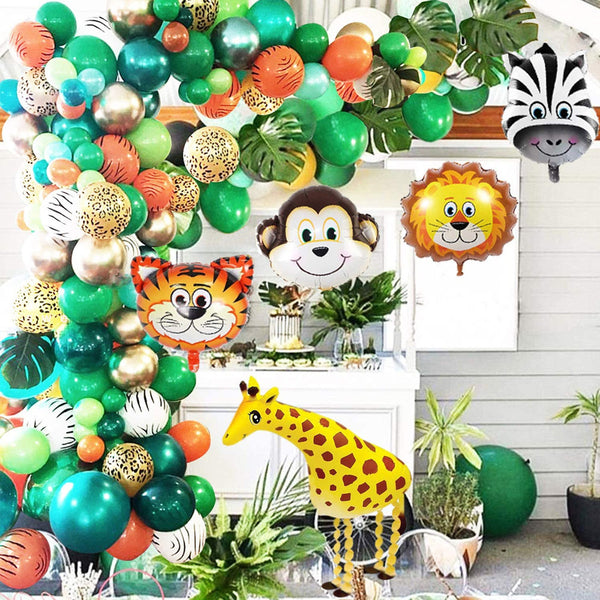 Animal balloon decoration scene