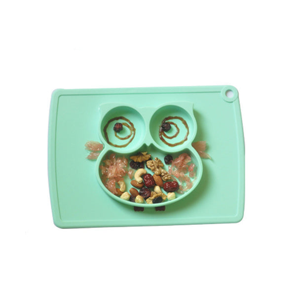 Owl Silicone Placemat Children's Plate