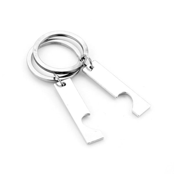 Rectangular hollow keychain