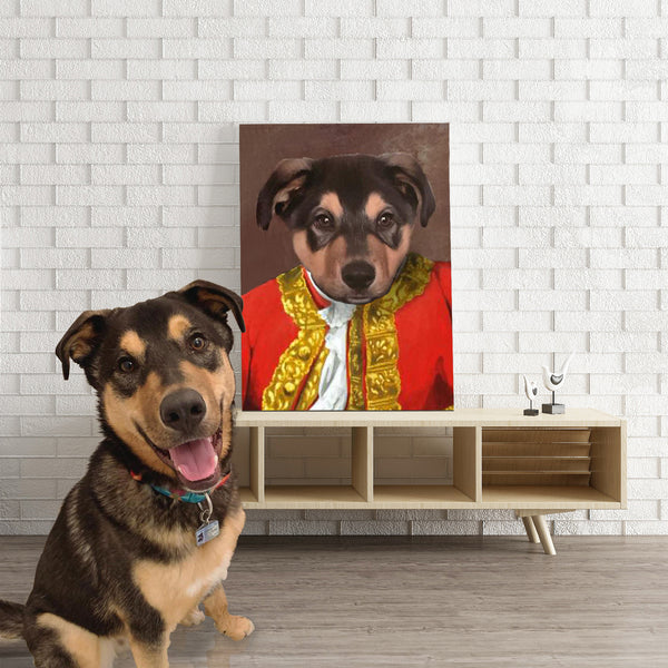 Personalized Pet Canvas Portrait Image