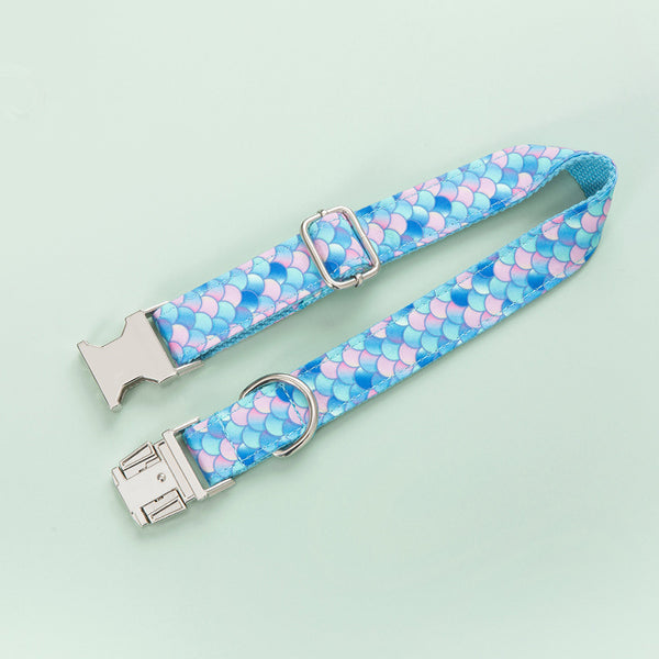 Custom Lettering Dog Collar Print Personality Suit