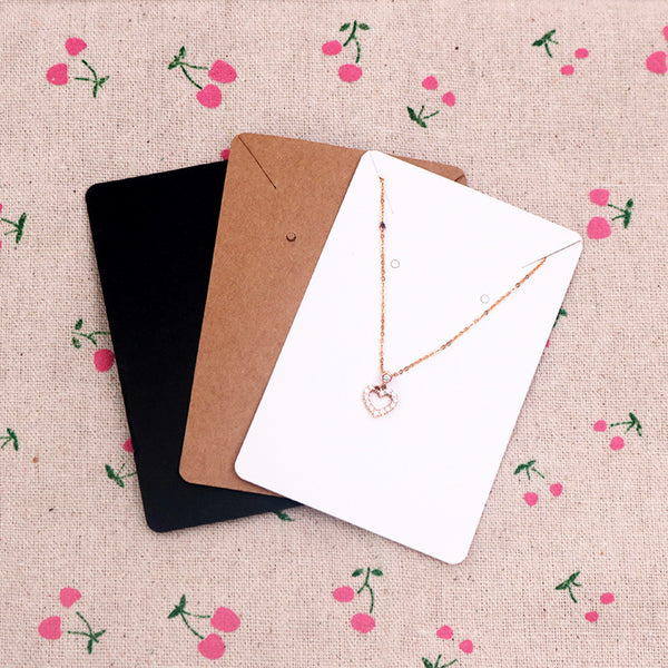 Card kraft paper set card jewelry packaging