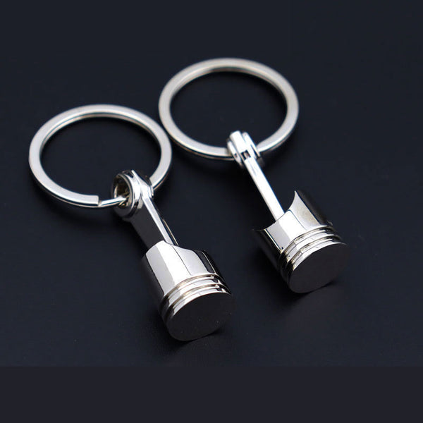 Car Modification Engine Piston Keychain Charm