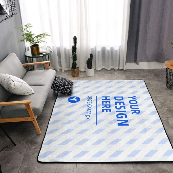 63x48in Flannel Absorbent Non-slip Floor Mat