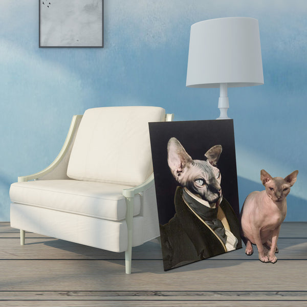 Personalized Pet Canvas Portrait Image