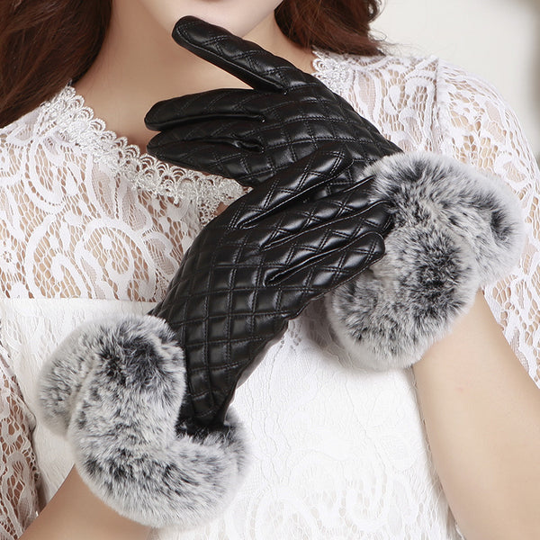 New Ladies Fur Gloves