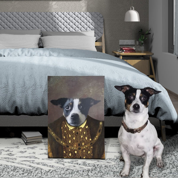 Personalized Pet Canvas Portrait Image