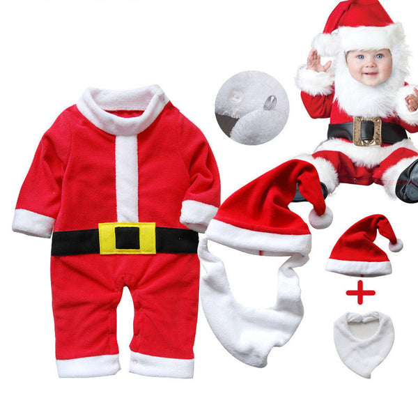 Christmas Baby Autumn And Winter One-piece Costumes