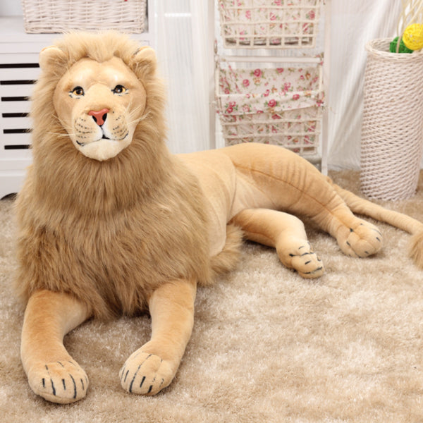 Standing lion simulation static animal model