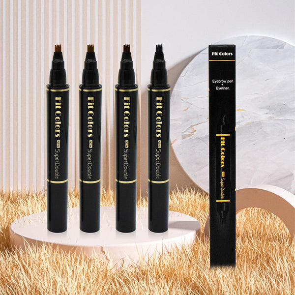 Double Head Four Claw Water Eyebrow Pencil Waterproof And Sweat Resistant